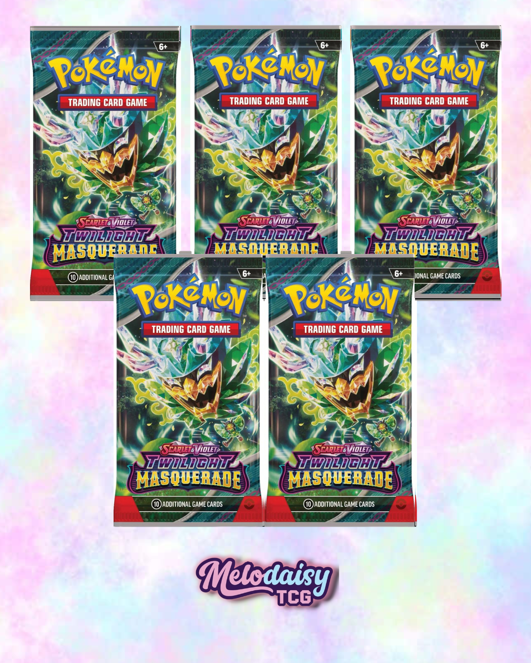 (5) Twilight Masquerade Booster Pack