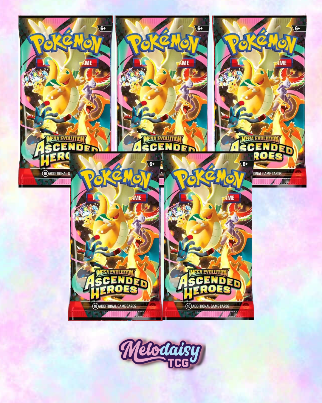(5) Ascended Heroes Booster Packs