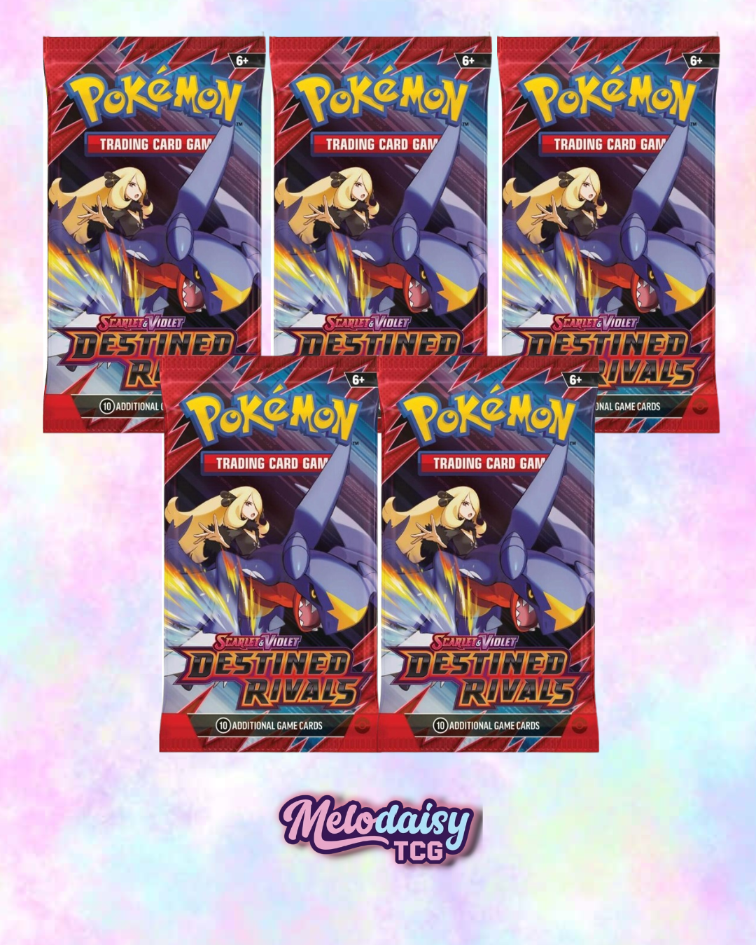 (5) Destined Rivals Booster Packs